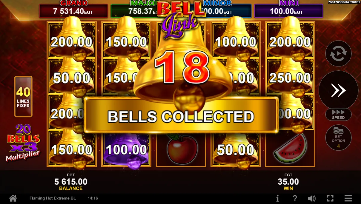 Flaming Hot Extreme Bell Link demo